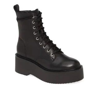 Steve Madden Twister Chunky Lace Up Combat Boot